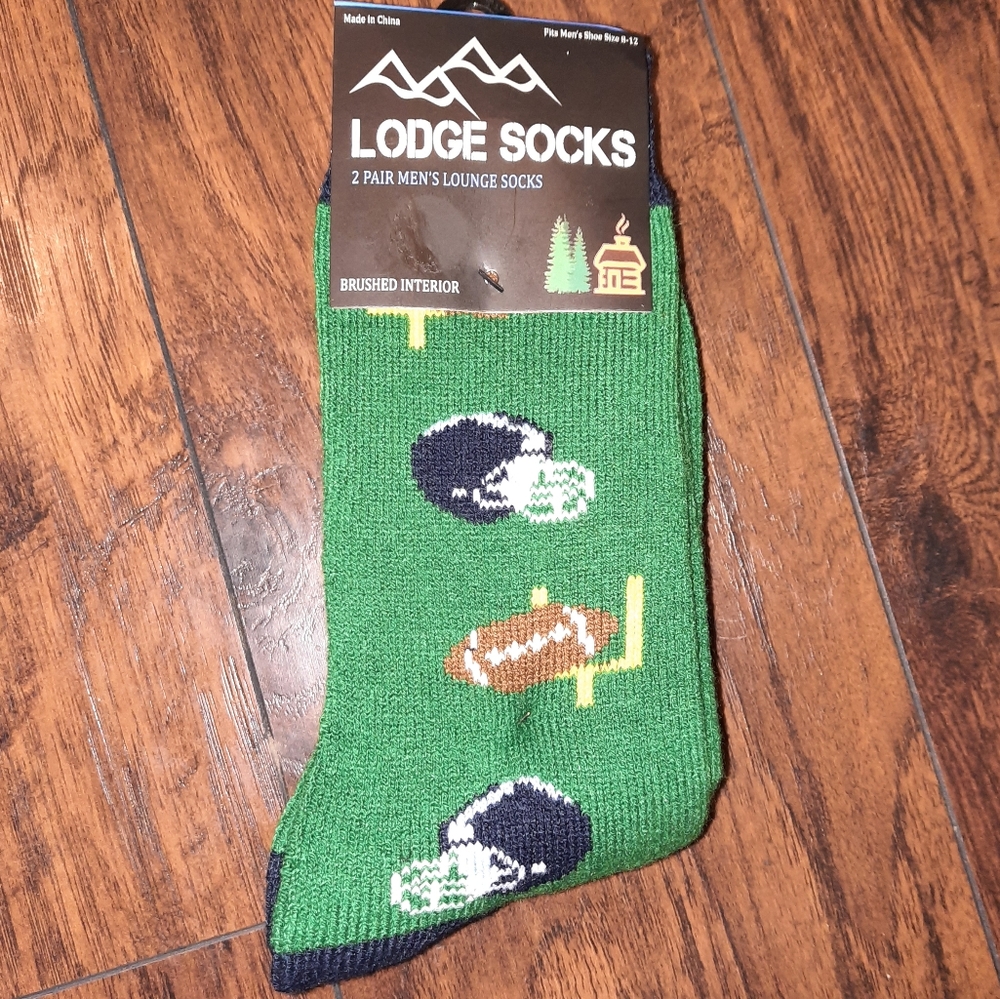 🤑LegALe THICK 2 pair Mens Size 8-12 Lodge Socks
